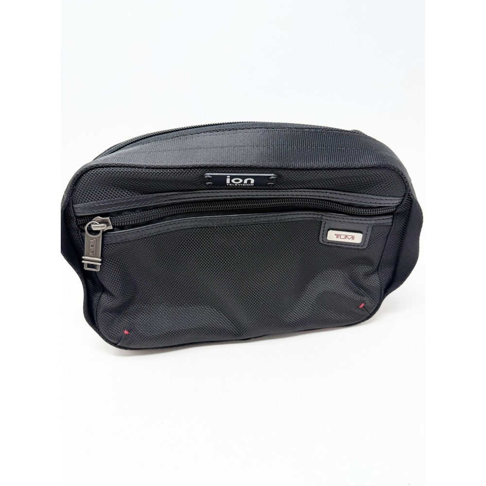 Tumi Ballistic Nylon Toiletry Bag Vanity Case Cosmetic Travel Kit Ion Television